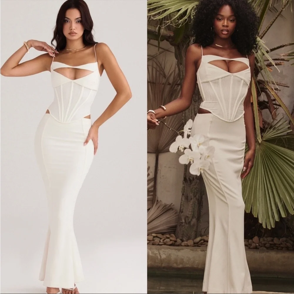 beau corset pleated sleeveless maxi dress house of cb House Of Cb Beau Corset Pleated Sleeveless Maxi Dress In Windsor Wine - 32%  Off